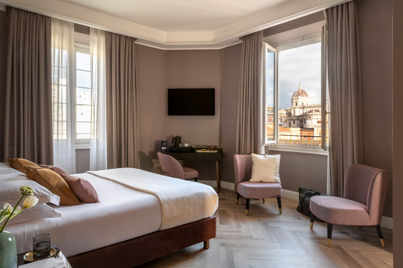 Deluxe Room with a view over Rome - Hotel Viminale, BZAR hotels in Rome