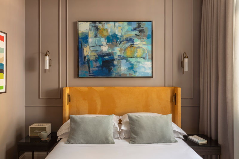 Double bed in the Standard Room - Hotel Viminale, BZAR hotels in Rome